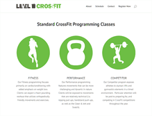 Tablet Screenshot of level10crossfit.com